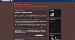 Desktop Screenshot of fitnesslocker.blogspot.com