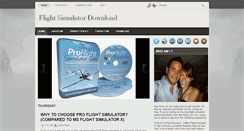 Desktop Screenshot of flightsimulatorgamesdownload.blogspot.com