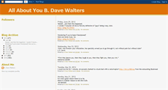 Desktop Screenshot of bdavewalters.blogspot.com