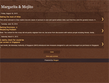Tablet Screenshot of margarita-and-mojito.blogspot.com