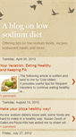 Mobile Screenshot of eatlowsodium.blogspot.com
