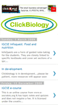 Mobile Screenshot of clickbiology.blogspot.com