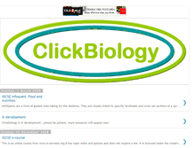 Tablet Screenshot of clickbiology.blogspot.com