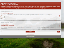 Tablet Screenshot of abapquestion.blogspot.com