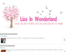 Tablet Screenshot of liza-in-wonderland.blogspot.com