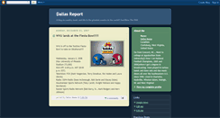 Desktop Screenshot of dallasreport.blogspot.com