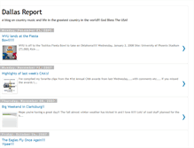 Tablet Screenshot of dallasreport.blogspot.com