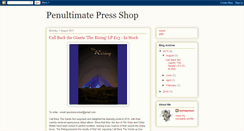 Desktop Screenshot of penultimatepressshop.blogspot.com