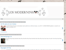 Tablet Screenshot of losmoderninhos.blogspot.com
