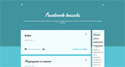 Desktop Screenshot of facebook-trucchi.blogspot.com