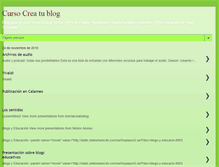 Tablet Screenshot of cursocreatublog.blogspot.com