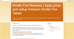 Desktop Screenshot of kindle-fire-reviews.blogspot.com