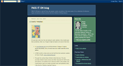 Desktop Screenshot of pass-it-on-blog.blogspot.com