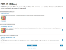 Tablet Screenshot of pass-it-on-blog.blogspot.com