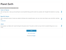 Tablet Screenshot of plant3arth.blogspot.com