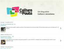 Tablet Screenshot of culturanapauta.blogspot.com