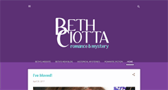 Desktop Screenshot of bethciotta.blogspot.com