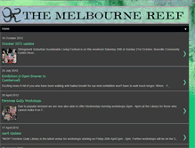 Tablet Screenshot of melbournesatellitereef.blogspot.com