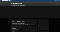 Desktop Screenshot of livingtrendznow.blogspot.com
