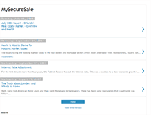 Tablet Screenshot of mysecuresale.blogspot.com