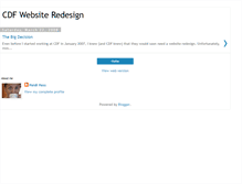Tablet Screenshot of cdfwebsiteredesign.blogspot.com