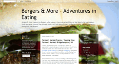 Desktop Screenshot of bergersandmore.blogspot.com
