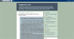 Desktop Screenshot of imaginariumartis.blogspot.com