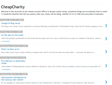 Tablet Screenshot of cheapcharity.blogspot.com