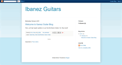 Desktop Screenshot of ibanez-guitars.blogspot.com