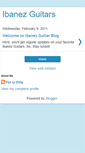 Mobile Screenshot of ibanez-guitars.blogspot.com