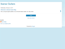 Tablet Screenshot of ibanez-guitars.blogspot.com