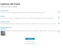 Tablet Screenshot of cadernosdalpraino.blogspot.com