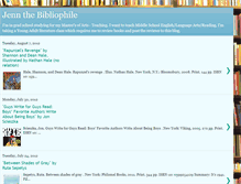 Tablet Screenshot of jennthebibliophile.blogspot.com