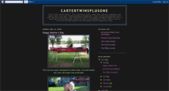 Desktop Screenshot of cartertwinsplusone.blogspot.com