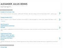 Tablet Screenshot of alexanderjuliusdennis.blogspot.com