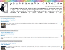 Tablet Screenshot of pensamentodiverso.blogspot.com