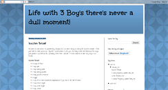 Desktop Screenshot of crazylifewithmy3boys.blogspot.com