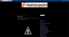 Desktop Screenshot of fashion-pointt.blogspot.com