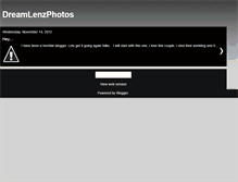 Tablet Screenshot of dreamlenzphotos.blogspot.com