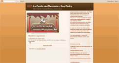 Desktop Screenshot of lacasitadechocolatesanpedro.blogspot.com