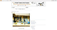 Desktop Screenshot of funnydogpic.blogspot.com