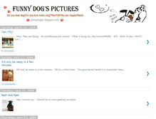 Tablet Screenshot of funnydogpic.blogspot.com