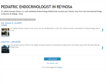 Tablet Screenshot of endocrinologareynosa.blogspot.com