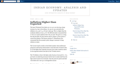 Desktop Screenshot of economy-india.blogspot.com