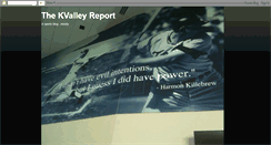 Desktop Screenshot of kvalleyreport.blogspot.com