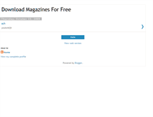 Tablet Screenshot of freemagazinesdownload.blogspot.com