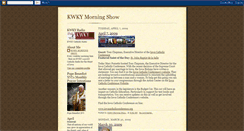 Desktop Screenshot of kwkyradio.blogspot.com