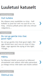 Mobile Screenshot of luulekoguja.blogspot.com