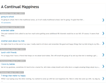 Tablet Screenshot of continualhappiness.blogspot.com