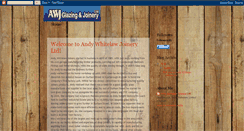 Desktop Screenshot of andywhitelawjoinery.blogspot.com